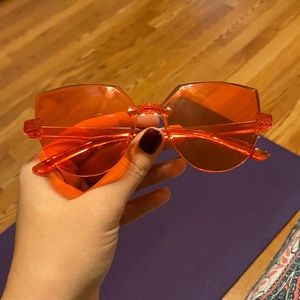 Orange glasses